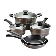 Tramontina Sicilia Aluminum Nonstick 8-Piece Cookware Set Tramontina