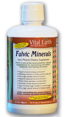 Фульвовые минералы - 946 мл - Vital Earth Minerals Vital Earth Minerals