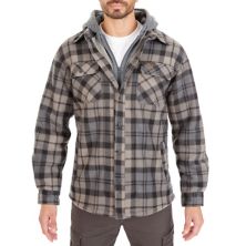 Big & Tall Smith's Workwear Sherpa-Lined Microfleece Shirt Jacket Smith's Workwear