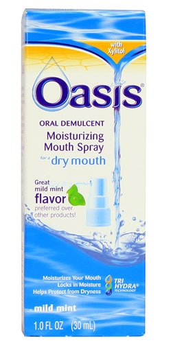 Oasis Moisturizing Mouth Spray for Dry Mouth Mild Mint -- 1 fl oz Oasis