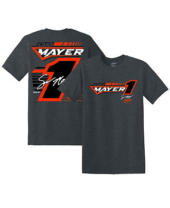 Men's Heather Charcoal Sam Mayer Xtreme T-shirt JR Motorsports Official Team Apparel
