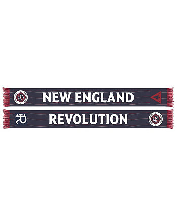 Мужской и женский синий трикотажный шарф New England Revolution 2024 с крючками Ruffneck Scarves