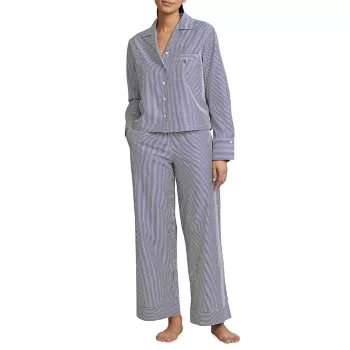 Полосатая длинная пижама Bailey Polo Ralph Lauren