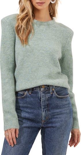 the Label Tuscany Puff Sleeve Sweater ASTR