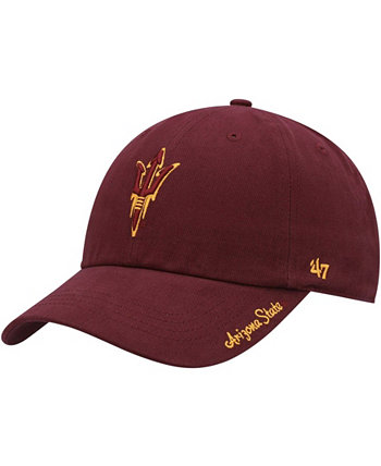 Регулируемая шляпа с логотипом бордового цвета Arizona State Sun Devils Miata Clean Up Logo '47 Brand
