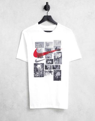 Белая футболка с графическим принтом Nike Basketball Nike Basketball