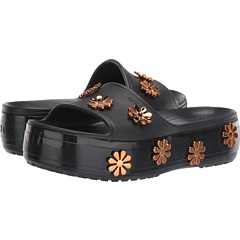Crocs store metallic blooms