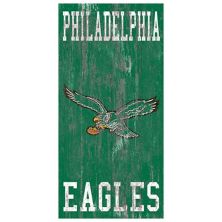 Настенный знак с логотипом Philadelphia Eagles Heritage Fan Creations