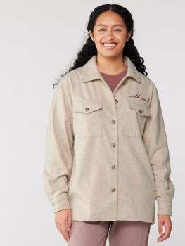 Wild Soul Embroidered Flannel Shirt - Women's Wondery