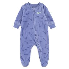 Baby Girl Nike Swoosh Toss Footed Sleep and Play Nike