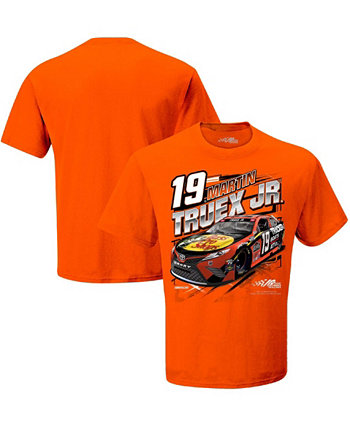 Оранжевая мужская футболка Martin Truex Jr. Qualification. Joe Gibbs Racing Team Collection