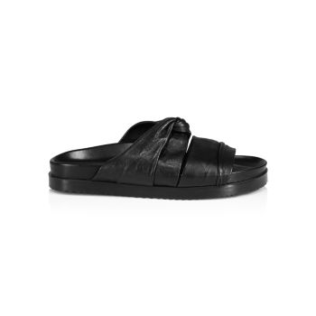 Twisted Leather Pool Slide Sandals 3.1 PHILLIP LIM