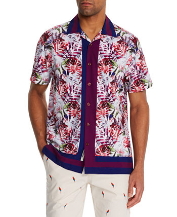 Мужская эластичная рубашка с короткими рукавами из эластичного пластика Honolulu Brooklyn Brigade