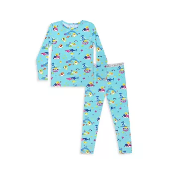 Baby Boy's, Little Boy's &amp; Boy's Baby Shark​ Long-Sleeve Pajamas Bellabu Bear