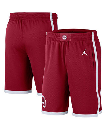 Мужские баскетбольные шорты Оклахома Сунерс малинового цвета Replica Team Jordan