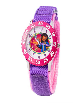 Часы Disney Junior Mira Royal Purple с нейлоновым ремешком для девочек 32 мм Ewatchfactory