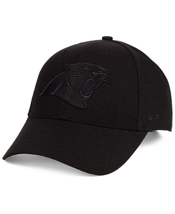 Черно-черная кепка с ремешком MVP Carolina Panthers '47 Brand