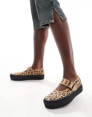 Vans Mary Jane Creepers in leopard print Vans