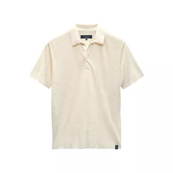 Linen Polo Shirt Rag & Bone