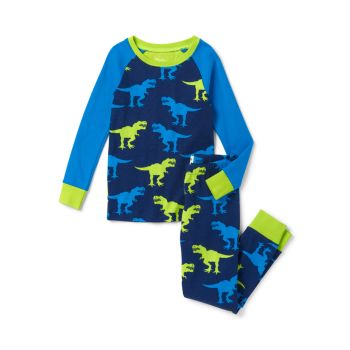Гигантский пижамный комплект T-Rex для маленьких мальчиков и мальчиков Hatley
