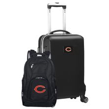 Сумка-спиннер Chicago Bears Deluxe Hardside Spinner Carry-On &amp; Набор рюкзаков Unbranded
