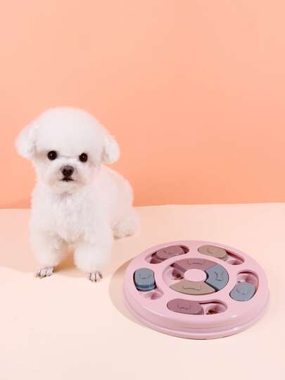 Круглая тренировочная игрушка для домашних животных с утечкой еды SHEIN