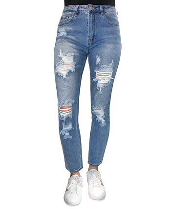 Порванные джинсы Mom для юниоров Almost Famous