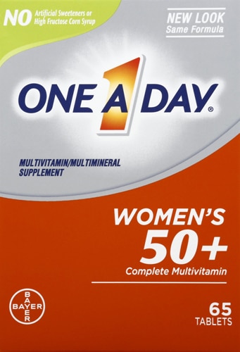 Полный набор поливитаминов для женщин 50 Plus — 65 таблеток One-A-Day