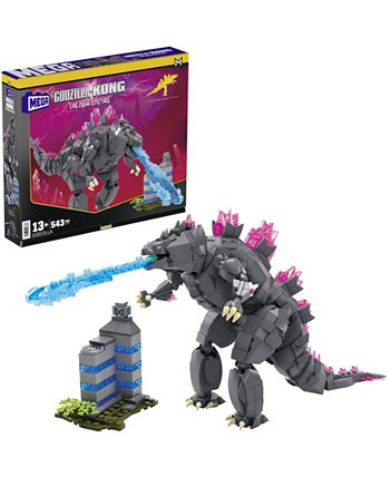Godzilla x Kong — набор игрушек New Empire Godzilla Building (543 предмета) для коллекционеров Mega Bloks
