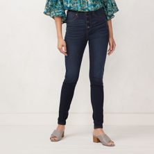 Женские джинсы суперскинни LC Lauren Conrad Curvy со сверхвысокой талией LC Lauren Conrad