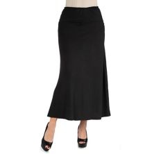 Женская юбка миди с эластичной талией 24seven Comfort Apparel 24Seven Comfort