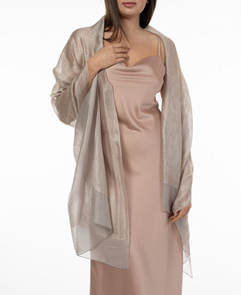 Женский вечерний платок из прозрачной органзы Giani Bernini