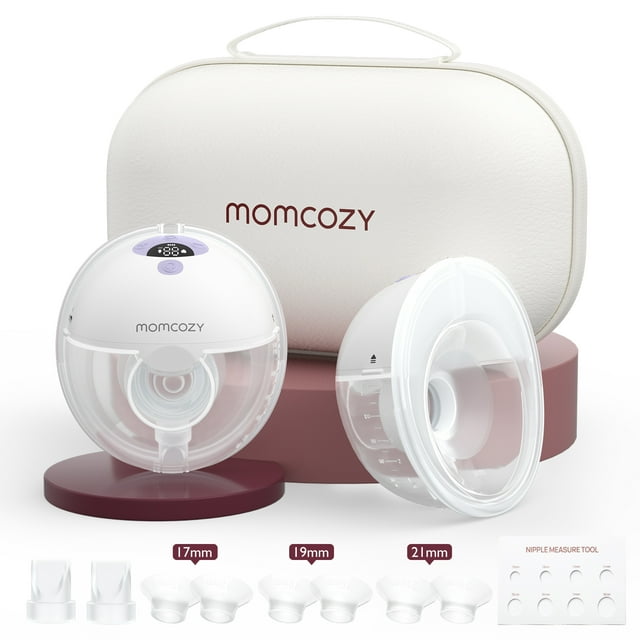 Электрический бесшумный молокоотсос Momcozy M5, 230 г, 3 режима, чехол для молокоотсоса Momcozy