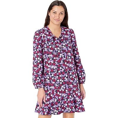 Rosanne Shift Dress in Plum Floral Draper James