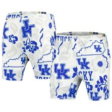 Men's Wes & Willy  White Kentucky Wildcats Vault Tech Swimming Trunks Unbranded
