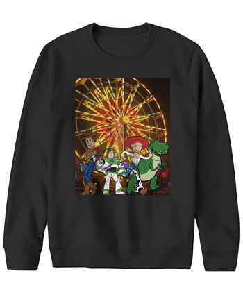Big Boys Toy Story Allover Print Crew Fleece Sweatshirt Hybrid