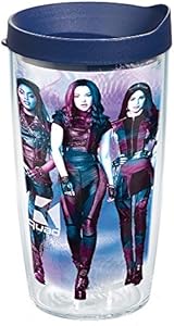 Термостойкий стакан Disney Descendants 3, двойные стенки, 16oz, синий крышка, США Tervis