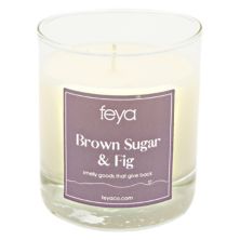 Feya Candle Co. Brown Sugar & Fig 6.5-oz. Soy Candle Feya Candle