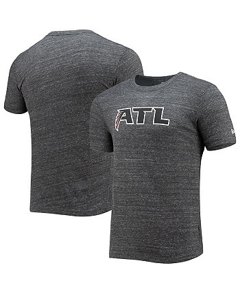 Мужская черная футболка Atlanta Falcons с альтернативным логотипом Tri-Blend New Era