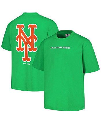 Мужская зеленая футболка New York Mets Ballpark PLEASURES