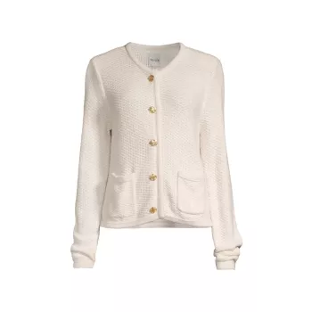 Gilded Texture Sweater Jacket NIC+ZOE