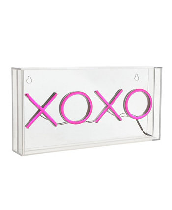 Акриловая коробка Contemporary Glam с неоновым светом, управляемая через USB JONATHAN Y