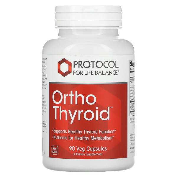 Ortho Thyroid - 90 растительных капсул - Protocol for Life Balance Protocol for Life Balance