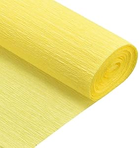 MECCANIXITY Crepe Paper Rolls 7.5ft Long 20 Inch Wide for Various Large Hanging Party Backdrop DIY Decoration, DIY Supplies, Apricot Color Pack of 2 Meccanixity