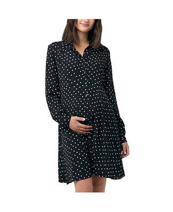 Платье-рубашка Fifi Черное Ripe Maternity