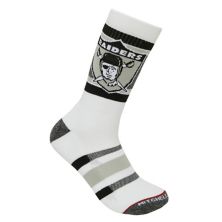 Unisex Mitchell & Ness White Las Vegas Raiders Interception Crew Socks Unbranded