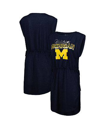 Женский темно-синий купальник-платье Michigan Wolverines GOAT G-III