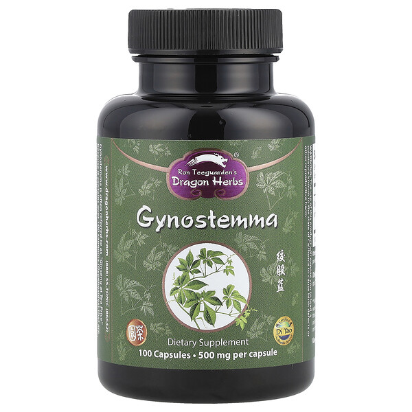 Gynostemma, 500 mg, 100 Capsules (Капсулы) Dragon Herbs