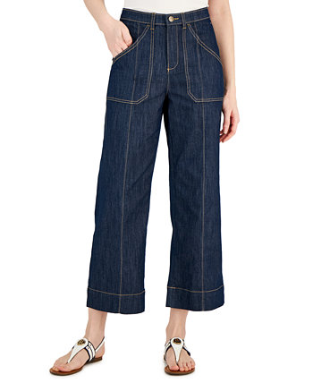 Женские укороченные широкие джинсы Tommy Hilfiger