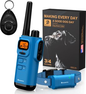 Bousnic 4000FT Extra Long Remote Range Waterproof Rechargeable Electronic Training Dog Collar Bousnic